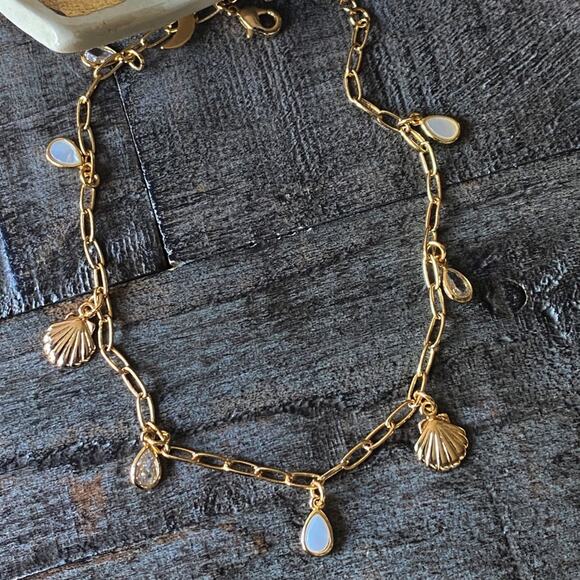 NEW FP x Luna Norte Gold Shell Anklet - Picture 7 of 7